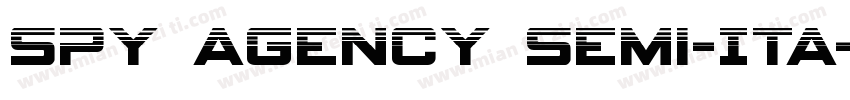 Spy Agency Semi-Ita字体转换